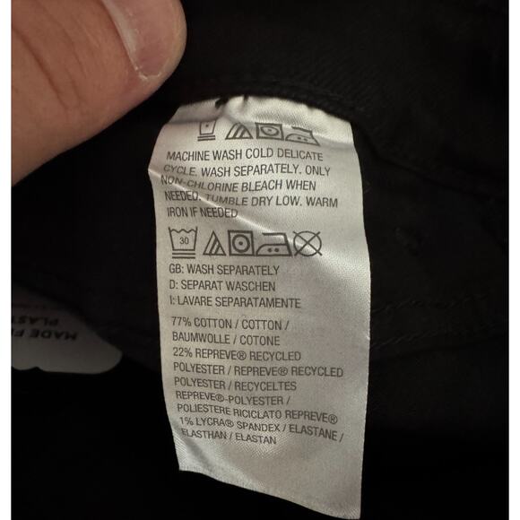 Girl With Curves Regular High Waisted Skinny Jean Black Size 2 Pockets NWT - Picture 8 of 10